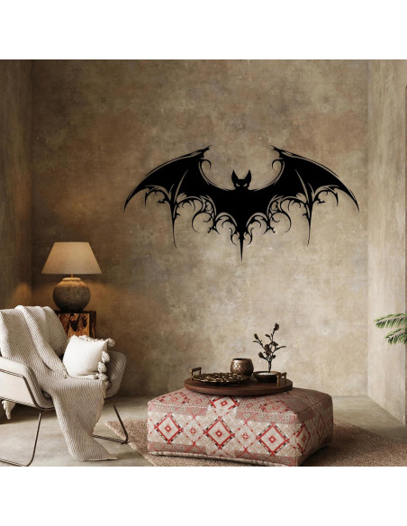 Decoración de Pared de Metal Murciélago PLTZCRAFT 25x13 cm Decoración de Pared de Metal Murciélago PLTZCRAFT 25x13 cm