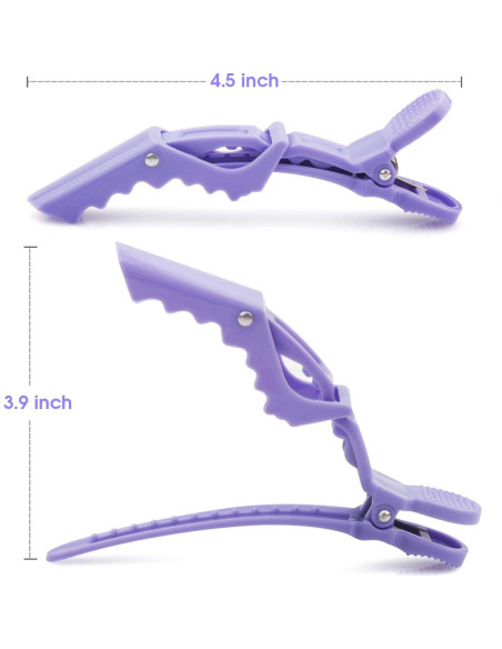 Clips de Pelo Cocodrilo GLAMFIELDS 12 Pcs Antideslizantes Clips de Pelo Cocodrilo GLAMFIELDS 12 Pcs Antideslizantes
