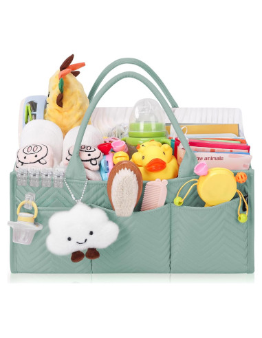 Organizador de Pañales Skycase Verde 37x22x17 cm Plegable