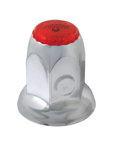 Cubierta de Tuerca GG Grand General 33 mm Acero Cromado Rojo - Juego de 10 Cubierta de Tuerca GG Grand General 33 mm Acero Cromado Rojo - Juego de 10