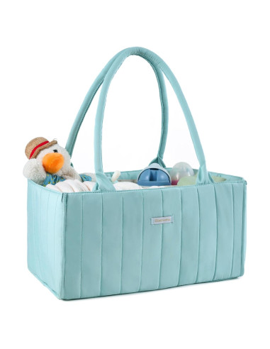 Caddy para Pañales Clearworld Verde Salvia, Organizador Portátil
