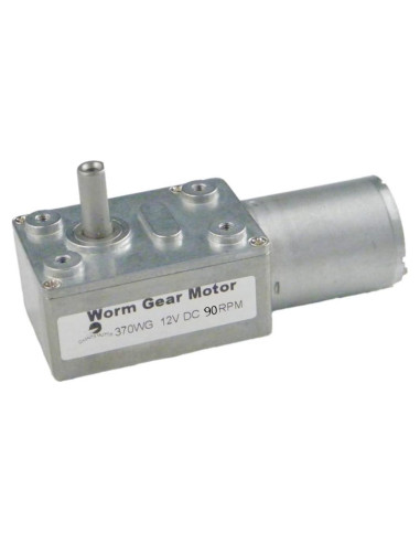 Motor de Engranaje de Gusano CHANCS 370WG 12V CC 90RPM