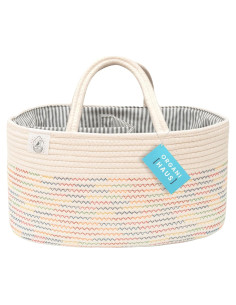 Organizador de Pañales OrganiHaus Arcoíris Portátil 38x25cm