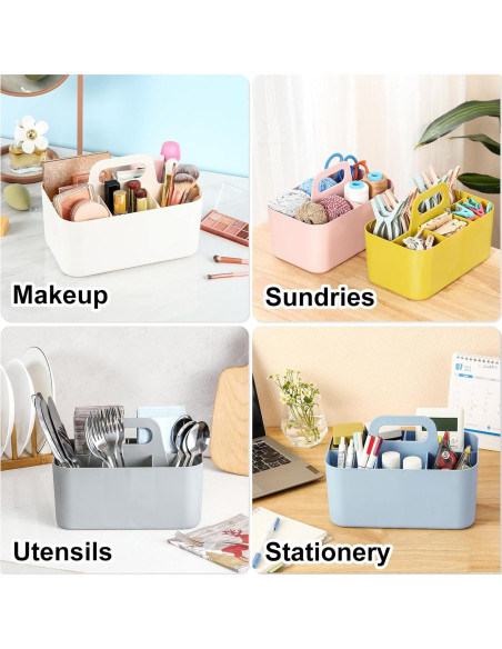 Organizador Caddy Multiusos AOZITA Gris 24.8x15.5x17 cm Organizador Caddy Multiusos AOZITA Gris 24.8x15.5x17 cm