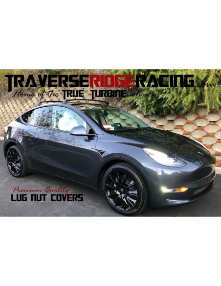 Juego de 22 tapas de tuerca de rueda Traverse Ridge Racing para Tesla Juego de 22 tapas de tuerca de rueda Traverse Ridge Racing para Tesla