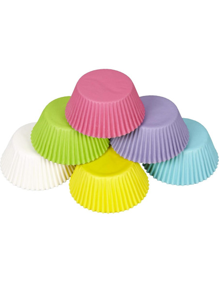 Moldes para Cupcakes Wilton Multicolor 150 Piezas 5.08 cm Moldes para Cupcakes Wilton Multicolor 150 Piezas 5.08 cm