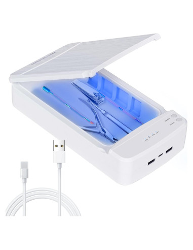 Caja Limpiadora de Herramientas de Uñas Setgnur USB 22.86x11.94cm