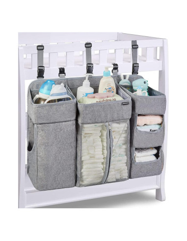 Caddy de Pañales Colgante Clearworld XL para Bebé - Gris