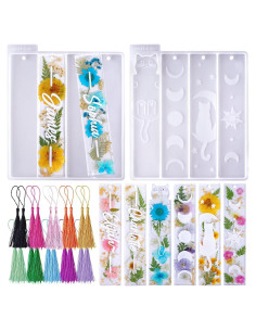 Moldes de Silicona para Marcadores LET'S RESIN 20 Piezas