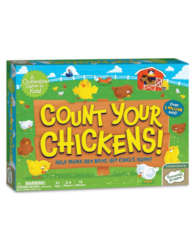 Juego Cooperativo Contar Tus Pollitos Peaceable Kingdom 2-4 Jugadores