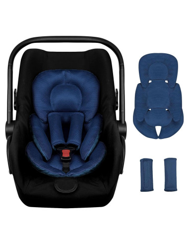 Inserto para asiento de auto WINGHENLEE LW0029 azul para bebés