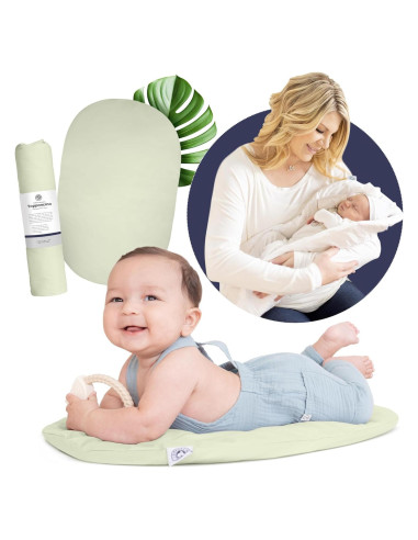 Almohada de Soporte para Bebés Topponcino Verde Salvia