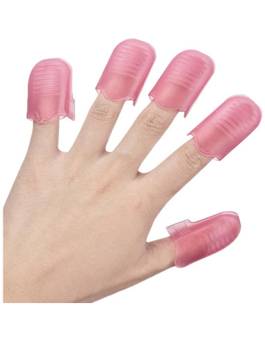 Set de 10 Clips Removedores de Esmalte Rosa SUKPSY