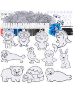 Kit de Manualidades Winlyn 33 Suncatchers Animales Polares 2