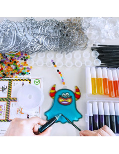 Kit de Manualidades Halloween Winlyn 30 Suncatchers DIY 2