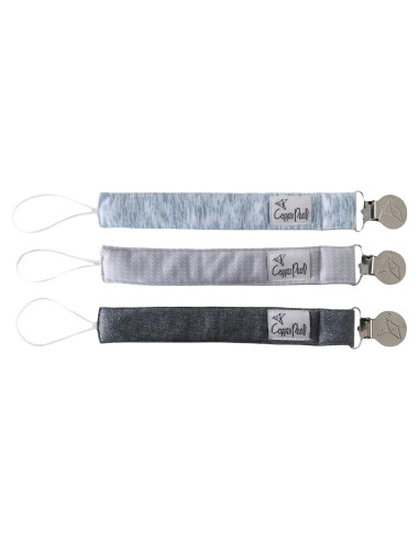 Clip de Chupete Copper Pearl 3-Pack - Acero Inoxidable Lennon