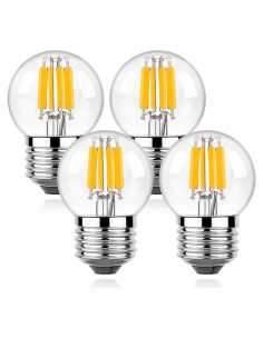 Bombilla LED G40 6W regulable Sphoon, 800 lúmenes, 2700K, 4 pcs