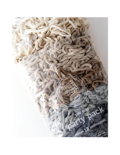 Bucles de Tejido de Algodón Friendly Loom - 18 Posavasos Neutros 2