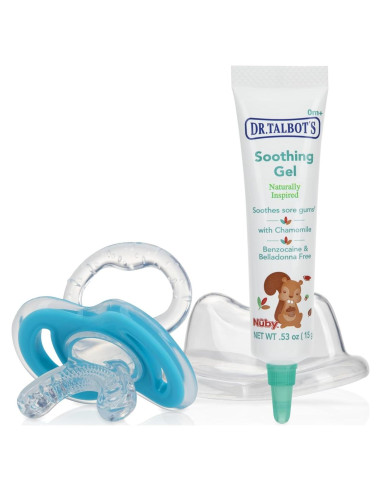 Gel Calmante Dr. Talbot + Mordedor Silicona Gum-EEZ - 2 Piezas