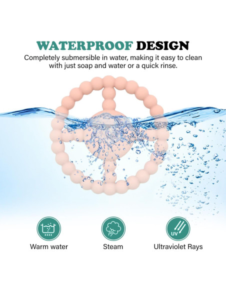 Anillo de Dentición ADORIPIE Verde - Silicona Segura 12.7 cm Anillo de Dentición ADORIPIE Verde - Silicona Segura 12.7 cm