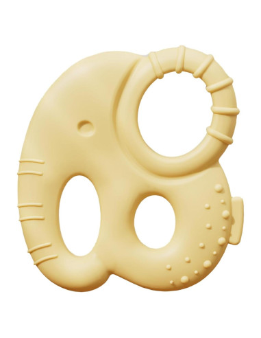 Mordedor de Silicona Elefante Amarillo Libre de BPA 0-12 Meses