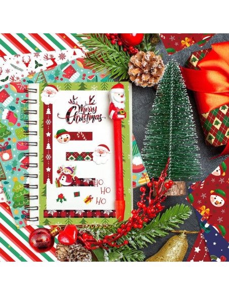 Juego de Papel de Patrón Navideño Sorkwo 24 Hojas 30.48cm Juego de Papel de Patrón Navideño Sorkwo 24 Hojas 30.48cm