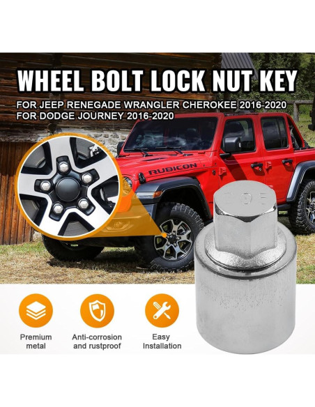 Llave de Remoción de Tuerca de Rueda Three T 805 para Jeep y Dodge Llave de Remoción de Tuerca de Rueda Three T 805 para Jeep y Dodge