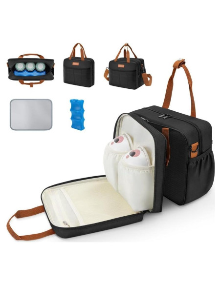 Bolsa de viaje enfriadora de leche materna BBC002017-B-ZH Bolsa de viaje enfriadora de leche materna BBC002017-B-ZH
