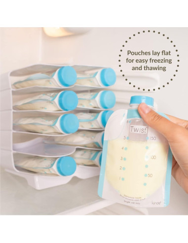 Organizador de Leche Materna Kiinde Keeper - Almacenamiento Congelador