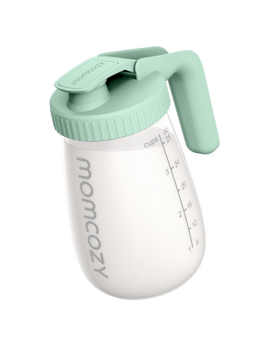 Jarra de Leche Materna Momcozy de Vidrio Resistente al Calor