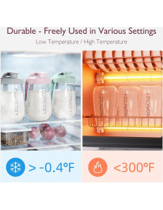 Jarra de Leche Materna Momcozy de Vidrio Resistente al Calor 2