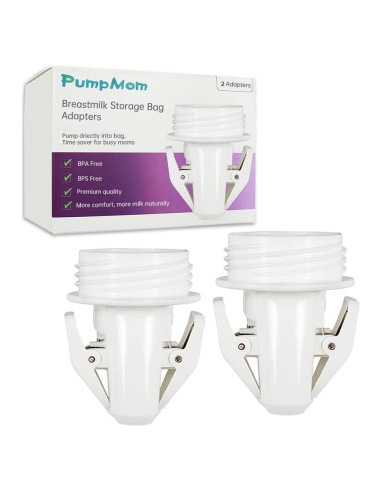 Adaptador para bolsas de leche materna PumpMom - Compatible con Avent y Spectra