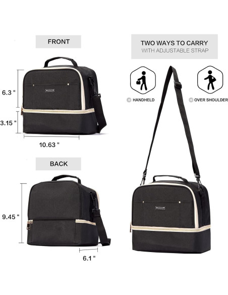 Bolsa de Enfriamiento para Leche Materna MOMIGO - Negro Bolsa de Enfriamiento para Leche Materna MOMIGO - Negro