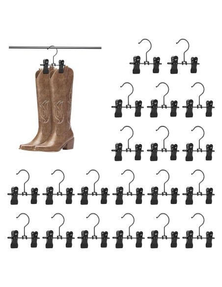 20 Ganchos de Acero Inoxidable JOINSI para Botas y Ropa 20 Ganchos de Acero Inoxidable JOINSI para Botas y Ropa