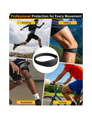 Correa de Rodilla Patelar Ajustable Neopreno Alivio Dolor