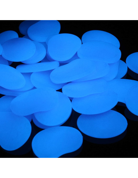 Piedras Brillantes que Cargan Luz - 44pcs Púrpura 315g Piedras Brillantes que Cargan Luz - 44pcs Púrpura 315g