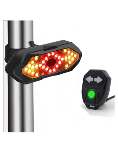 Luz Trasera de Bicicleta HITASTAR Tipo 5 LED Recargable IPX4