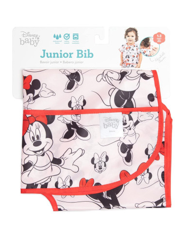 Babero Impermeable Bumkins D2 Minnie Mouse 1-3 Años Manga Corta