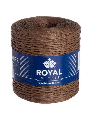 Alambre de Enlace Royal Imports 26 Calibre 204.2 m Marrón