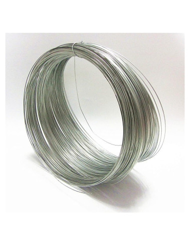 Alambre de Hobby Galvanizado JIZHGRAD 0.9mm 60.96m Multiusos