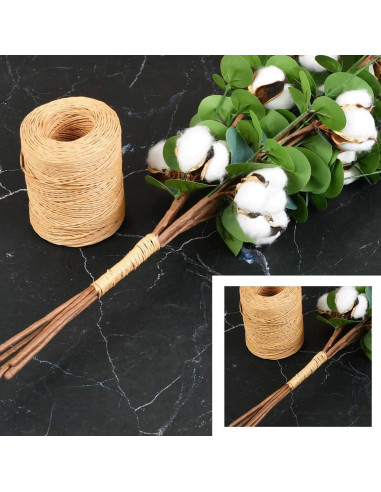 Alambre Floral Enlazado TIMESETL 199.9m Caqui 26 Calibre