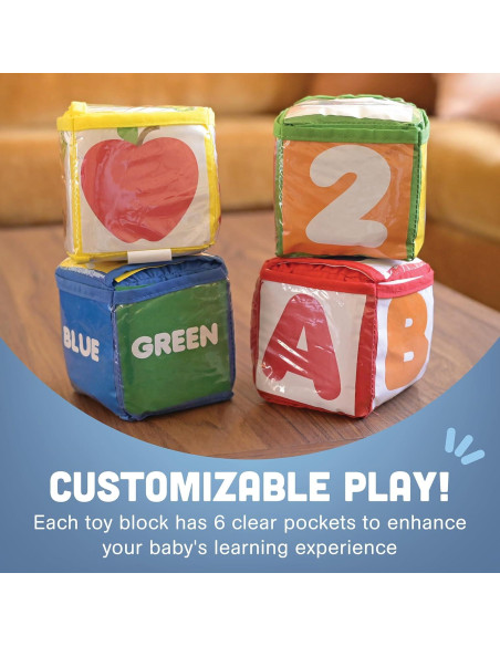 Bloques Apilables Personalizables Constructive Playthings 4 Pzs Bloques Apilables Personalizables Constructive Playthings 4 Pzs