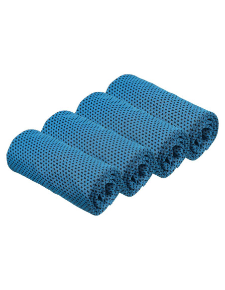 Toalla Enfriadora PATIKIL 101.6x30.5cm 4Pcs Azul Claro Toalla Enfriadora PATIKIL 101.6x30.5cm 4Pcs Azul Claro