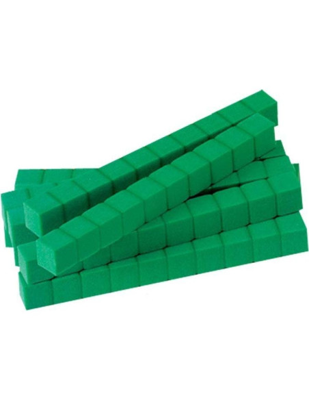Juego de Bloques de Base Diez de Espuma Hand2Mind - 50 Piezas Juego de Bloques de Base Diez de Espuma Hand2Mind - 50 Piezas