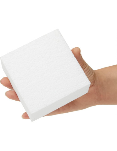 Bloques de Espuma Juvale para Manualidades 12 Piezas 10x10x5 cm