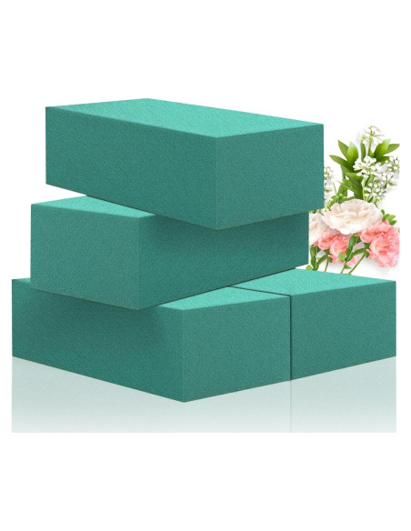 Bloques de Espuma Floral 4Pcs SUPKING 17.78x8.89x5.08cm Bloques de Espuma Floral 4Pcs SUPKING 17.78x8.89x5.08cm