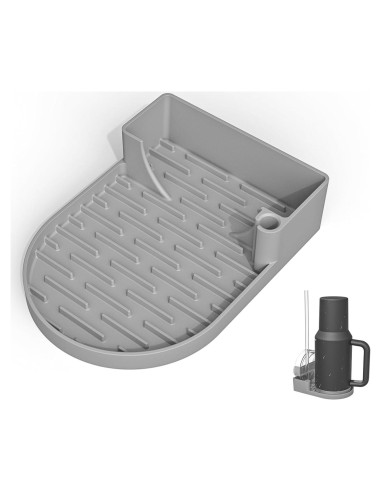 Soporte para Secar Botellas GWEUZMALL Silicona Gris 0.85L 1.14L