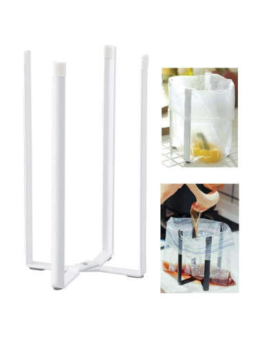 Soporte Multifuncional de Cocina Tower - Secado de Botellas y Bolsas