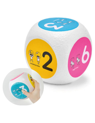 Bola de Dados de Espuma Suave I-SCREAMMEDIA 15cm Multicolor