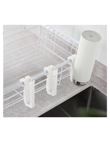 Gancho de Secado para Estantes de Platos NOASUNG 3 Pcs Blanco